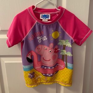 Girls Peppa Rashguard Shirt